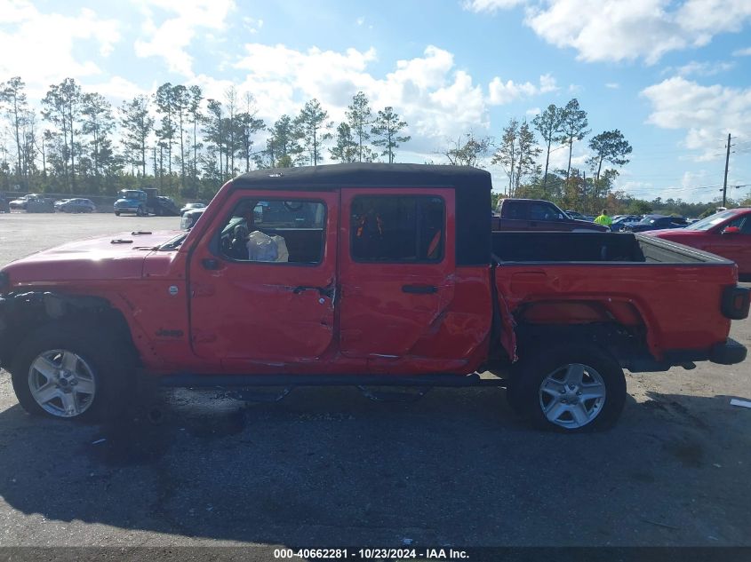 2020 Jeep Gladiator Sport S 4X4 VIN: 1C6HJTAGXLL152164 Lot: 40662281