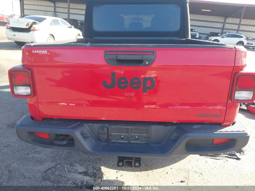 2020 Jeep Gladiator Sport S 4X4 VIN: 1C6HJTAGXLL152164 Lot: 40662281