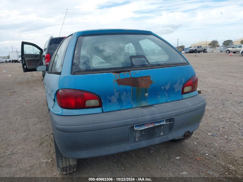 1997 Geo Metro VIN: 2C1MR2265V6761719 Lot: 40662306