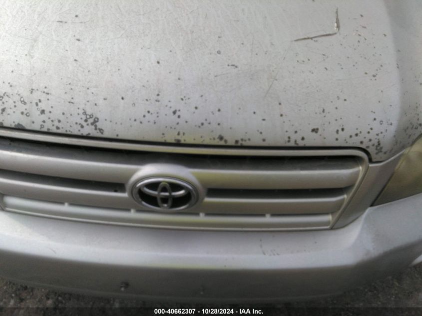 2007 Toyota Highlander V6 VIN: JTEDP21A970130431 Lot: 40662307