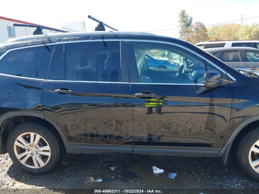 2018 Honda Pilot Lx VIN: 5FNYF6H16JB054195 Lot: 40662311