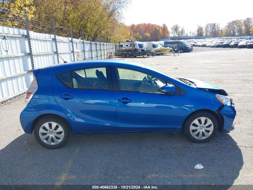 2014 Toyota Prius C Two VIN: JTDKDTB3XE1083783 Lot: 40662338