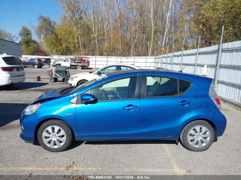 2014 Toyota Prius C Two VIN: JTDKDTB3XE1083783 Lot: 40662338