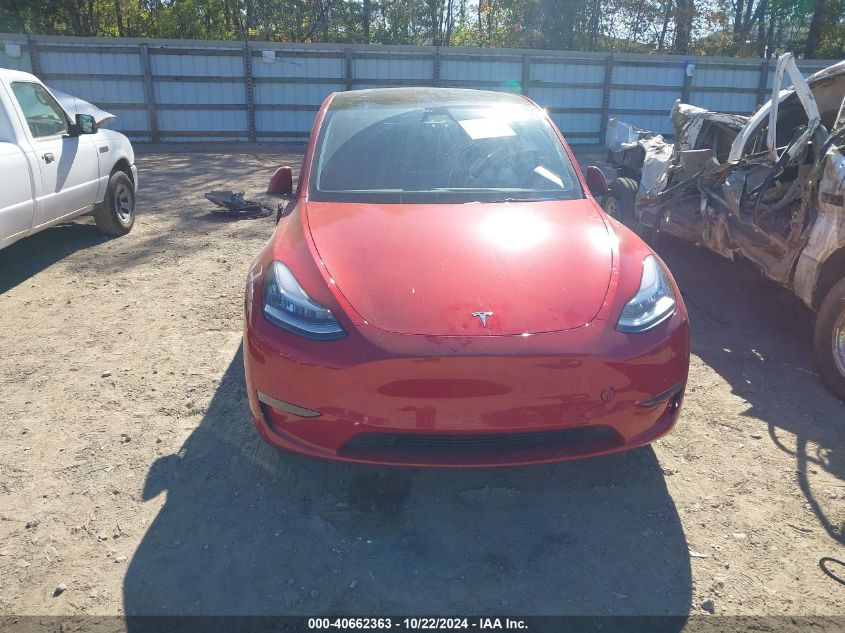 2023 Tesla Model Y Awd/Long Range Dual Motor All-Wheel Drive VIN: 7SAYGDEE3PA154546 Lot: 40662363