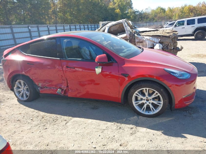 2023 Tesla Model Y Awd/Long Range Dual Motor All-Wheel Drive VIN: 7SAYGDEE3PA154546 Lot: 40662363