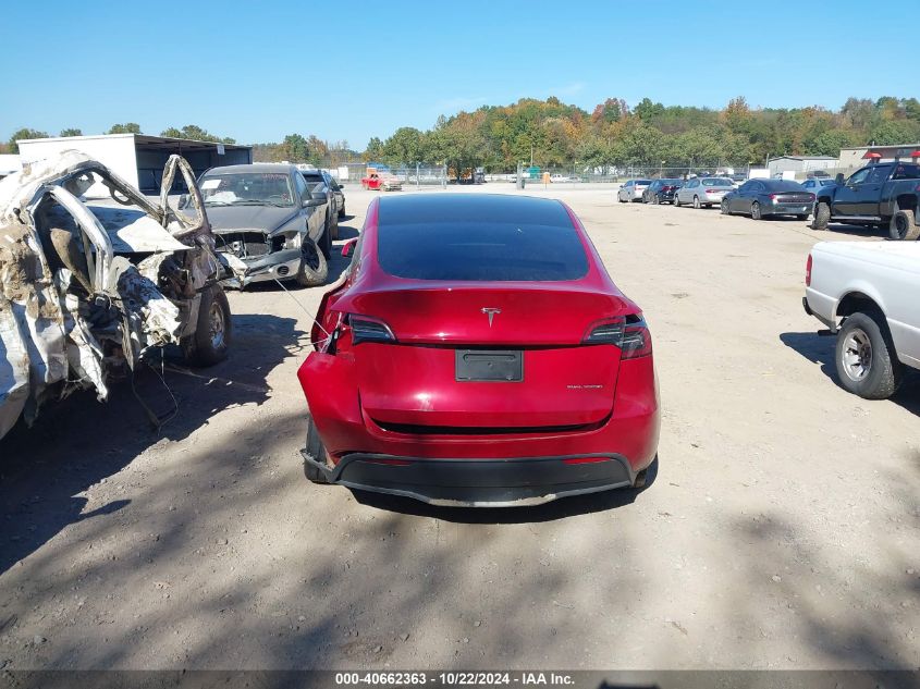 2023 Tesla Model Y Awd/Long Range Dual Motor All-Wheel Drive VIN: 7SAYGDEE3PA154546 Lot: 40662363