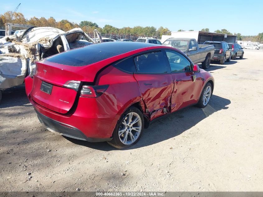 2023 Tesla Model Y Awd/Long Range Dual Motor All-Wheel Drive VIN: 7SAYGDEE3PA154546 Lot: 40662363