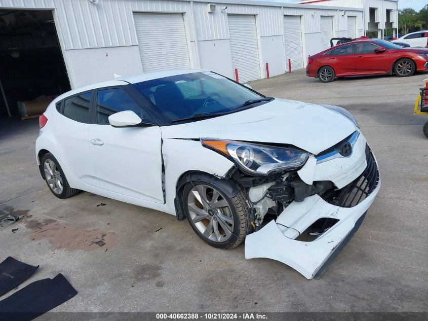 2017 Hyundai Veloster VIN: KMHTC6AD6HU317404 Lot: 40662388