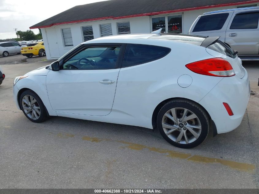 2017 Hyundai Veloster VIN: KMHTC6AD6HU317404 Lot: 40662388