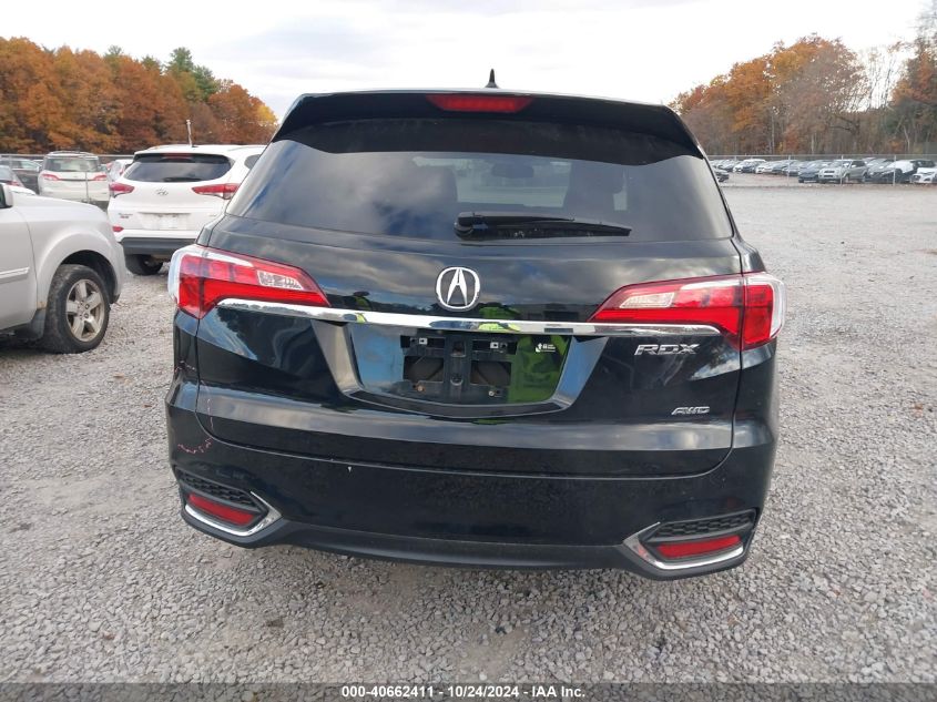 2018 Acura Rdx Technology Acurawatch Plus Packages/Technology Package VIN: 5J8TB4H55JL018980 Lot: 40662411