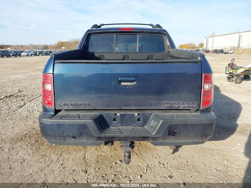 2009 Honda Ridgeline Rts VIN: 5FPYK16469B104656 Lot: 40662432