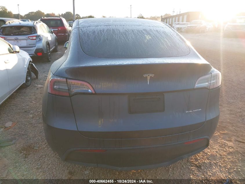 2023 Tesla Model Y Awd/Long Range Dual Motor All-Wheel Drive VIN: 7SAYGDEE2PF754624 Lot: 40662455