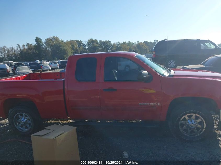 2009 GMC Sierra 1500 Sle VIN: 1GTEC29C29Z277926 Lot: 40662461