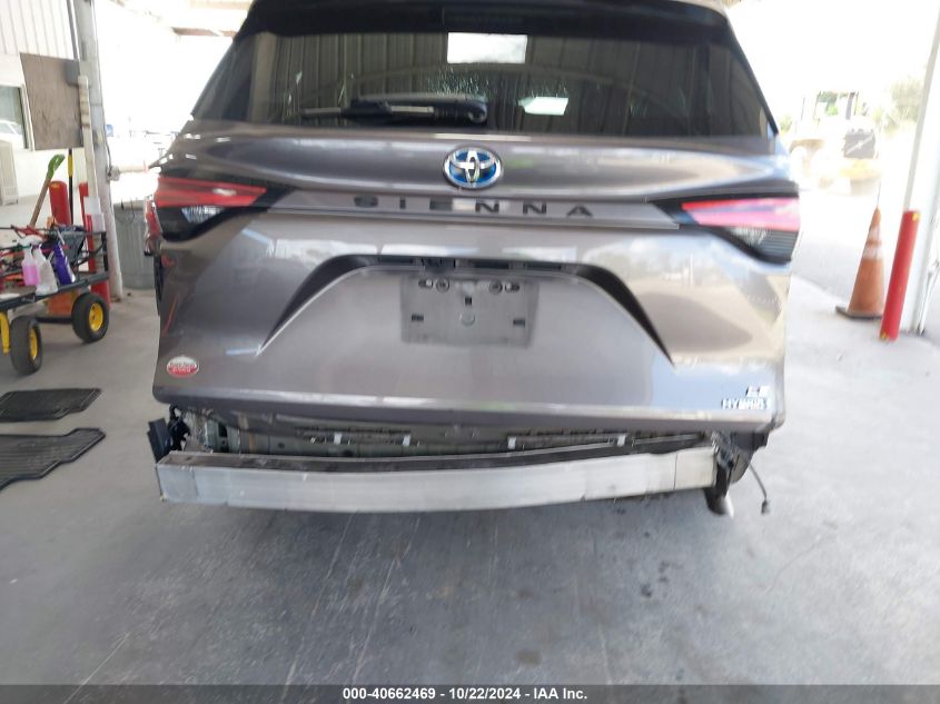 2022 Toyota Sienna Le VIN: 5TDBRKEC1NS087814 Lot: 40662469