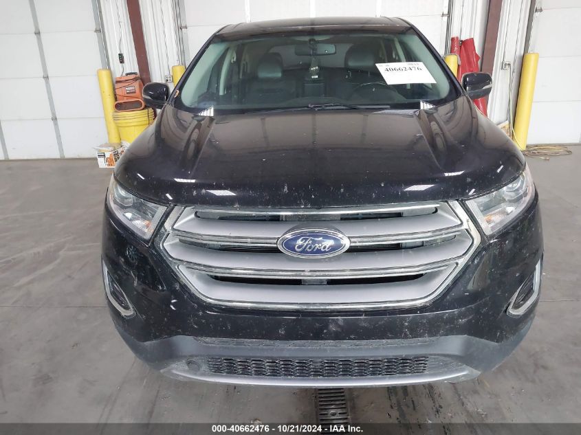 2015 Ford Edge Sel VIN: 2FMTK4J87FBC07491 Lot: 40662476