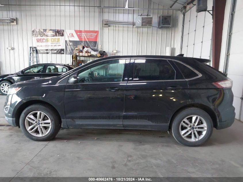 2015 Ford Edge Sel VIN: 2FMTK4J87FBC07491 Lot: 40662476