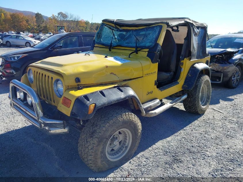 2000 Jeep Wrangler Se VIN: 1J4FA29PXYP786955 Lot: 40662480