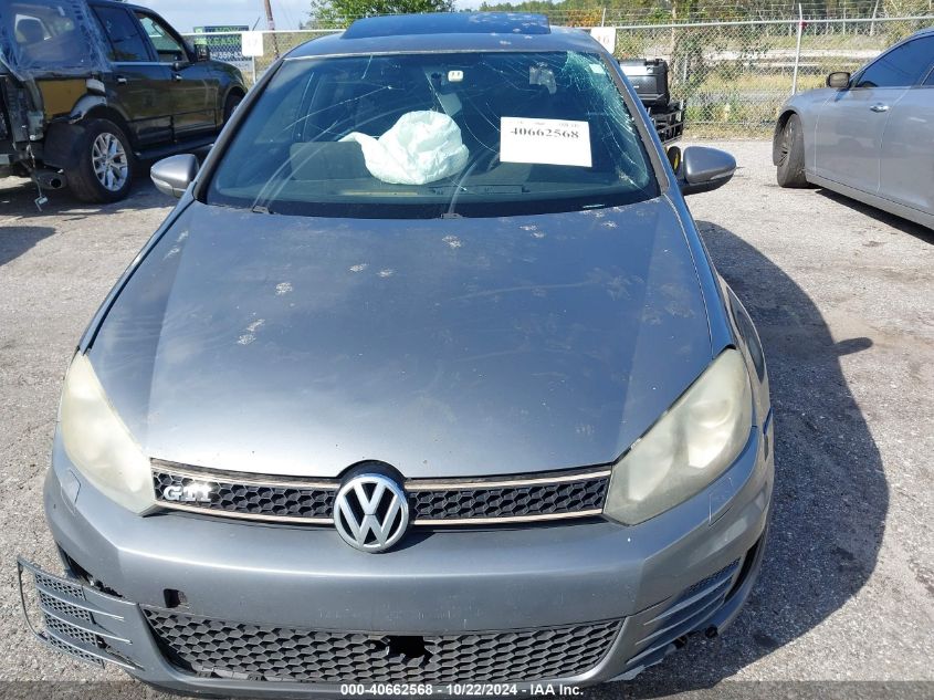 2010 Volkswagen Gti 2-Door VIN: WVWFV7AJ1AW260014 Lot: 40662568