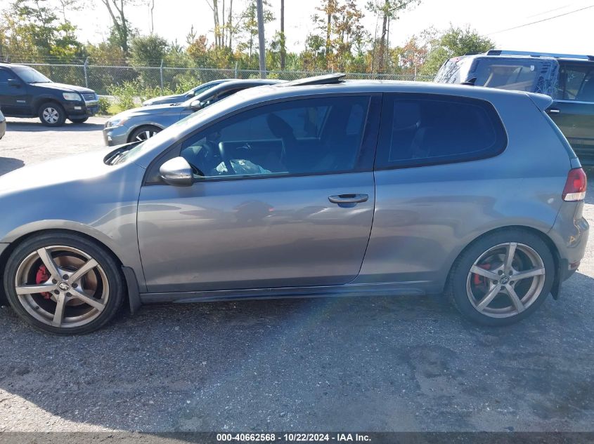 2010 Volkswagen Gti 2-Door VIN: WVWFV7AJ1AW260014 Lot: 40662568