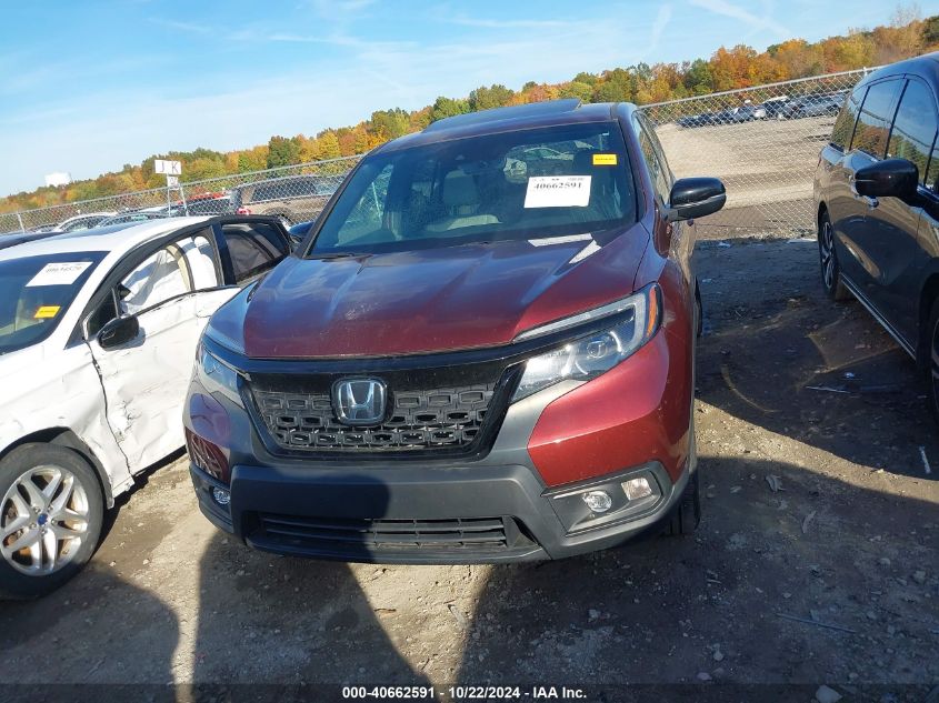 2021 Honda Passport Awd Ex-L VIN: 5FNYF8H56MB039392 Lot: 40662591