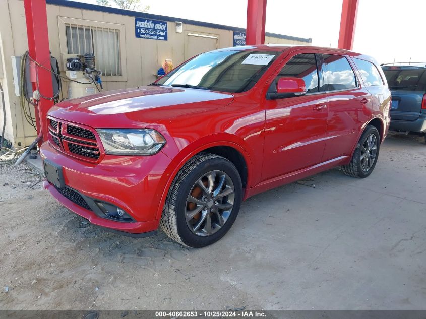 VIN 1C4RDJDGXEC599309 2014 Dodge Durango, Limited no.2