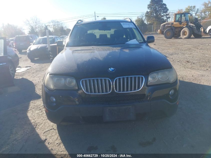 2007 BMW X3 3.0Si VIN: WBXPC934X7WF27291 Lot: 40662729