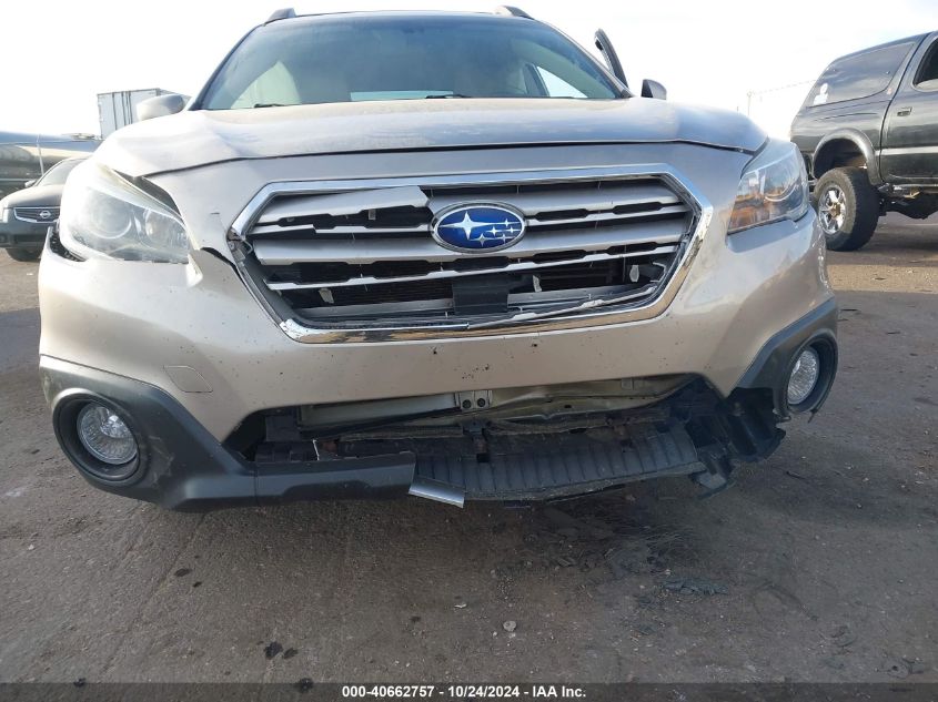 2015 Subaru Outback 2.5I Premium VIN: 4S4BSBEC0F3216712 Lot: 40662757