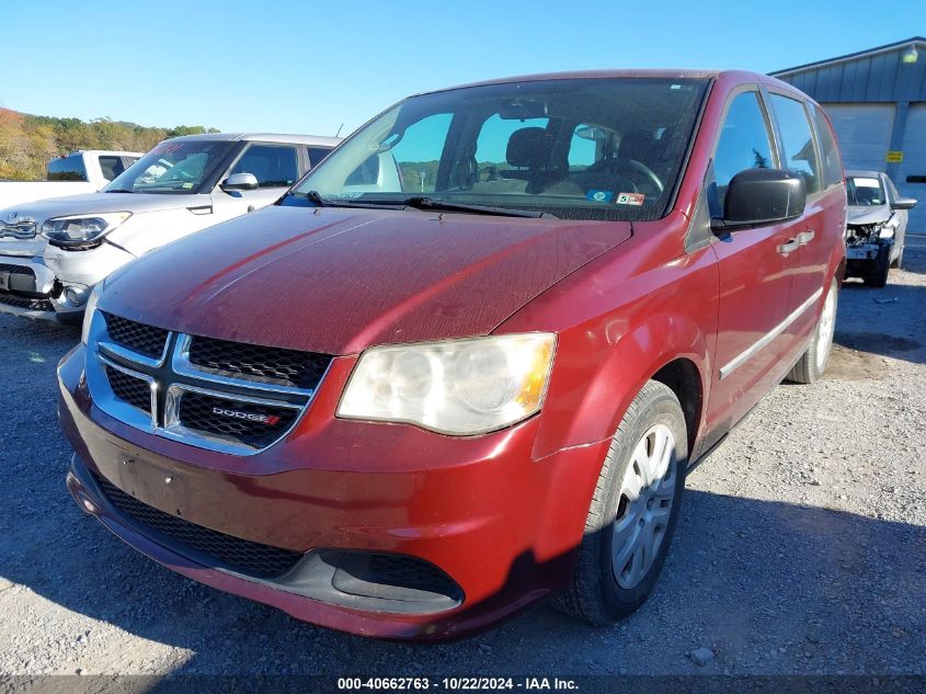 2014 Dodge Grand Caravan American Value Pkg VIN: 2C4RDGBG9ER129995 Lot: 40662763