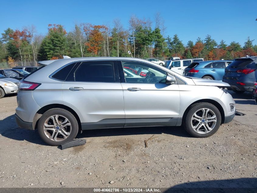 2017 Ford Edge Titanium VIN: 2FMPK4K94HBB90533 Lot: 40662786