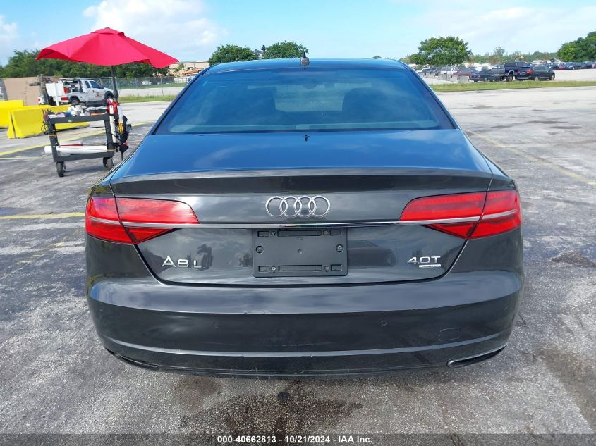 2017 Audi A8 L 4.0T Sport VIN: WAU43AFD2HN003986 Lot: 40662813