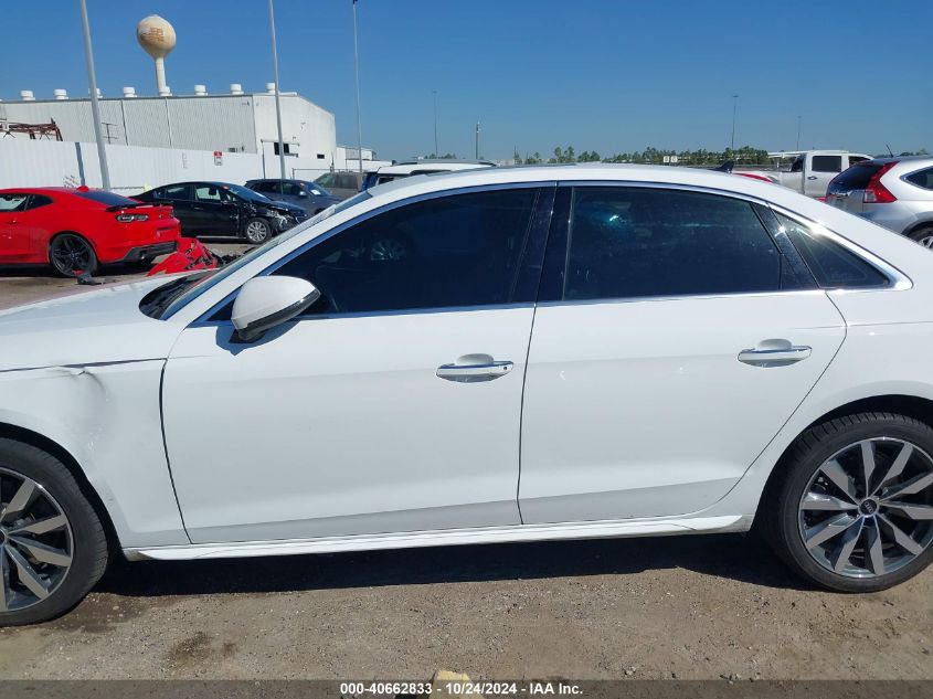 2021 AUDI A4 PREMIUM 40 TFSI QUATTRO S TRONIC - WAUABAF48MA024364