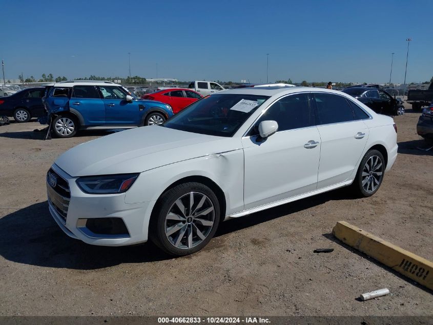 2021 AUDI A4 PREMIUM 40 TFSI QUATTRO S TRONIC - WAUABAF48MA024364