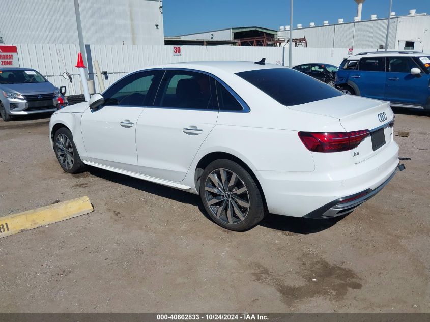 2021 AUDI A4 PREMIUM 40 TFSI QUATTRO S TRONIC - WAUABAF48MA024364