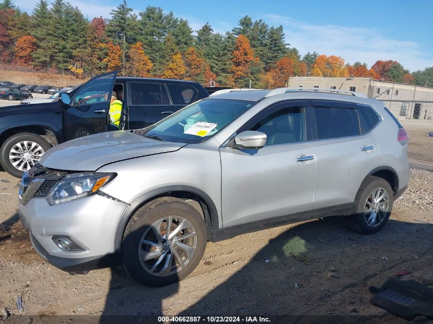 2014 Nissan Rogue Sl VIN: 5N1AT2MV6EC759184 Lot: 40662887