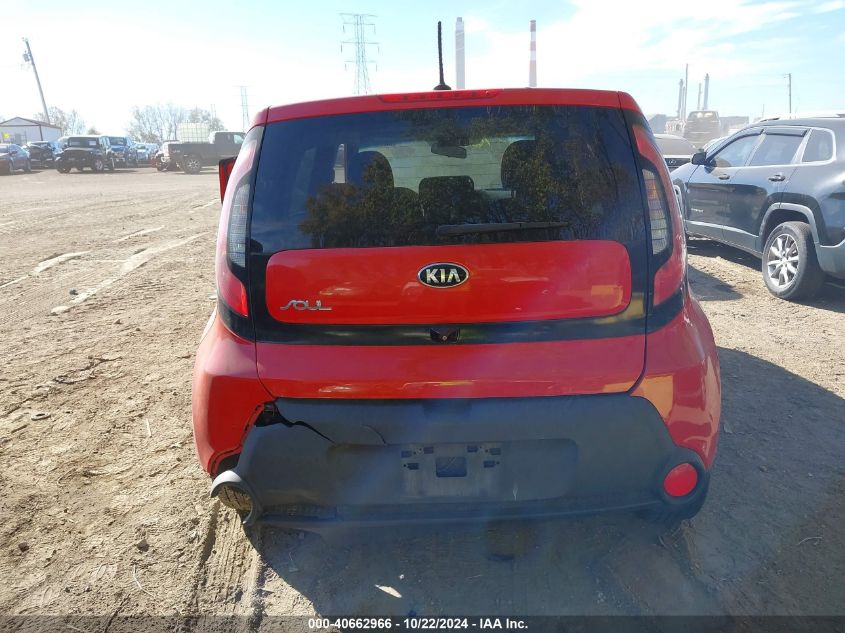 2015 Kia Soul + VIN: KNDJP3A54F7785702 Lot: 40662966