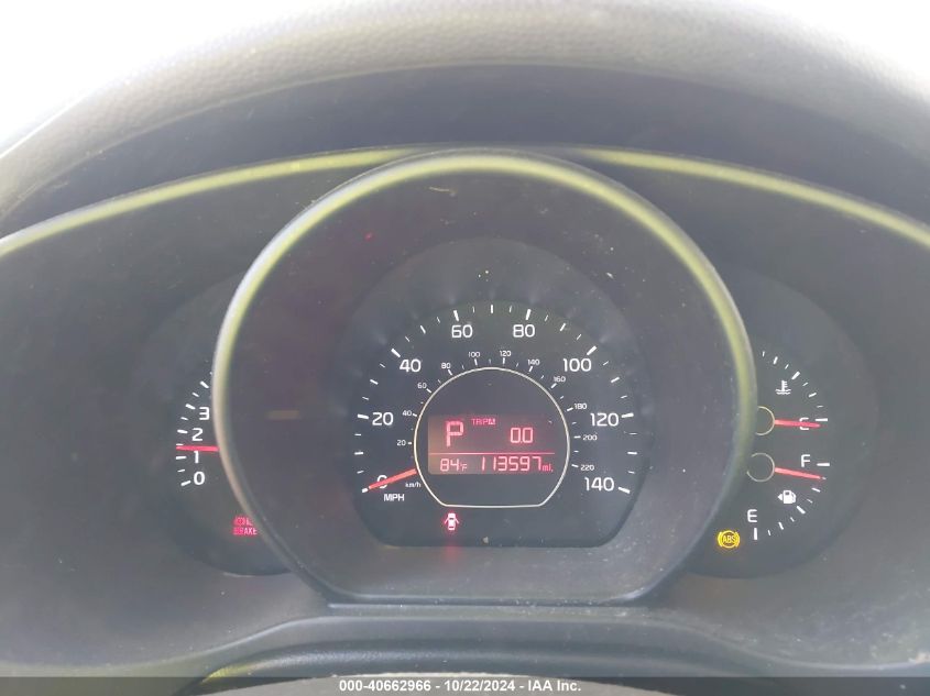 2015 KIA SOUL VIN: KNDJP3A54F7785702