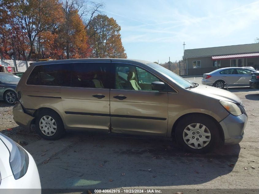 2010 Honda Odyssey Lx VIN: 5FNRL3H24AB051395 Lot: 40662975