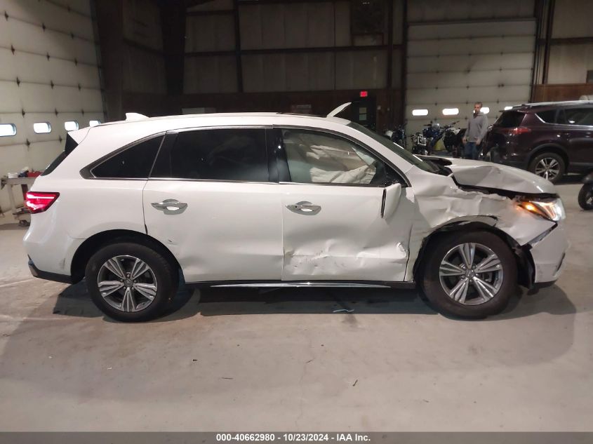 2020 Acura Mdx Standard VIN: 5J8YD4H3XLL033539 Lot: 40662980