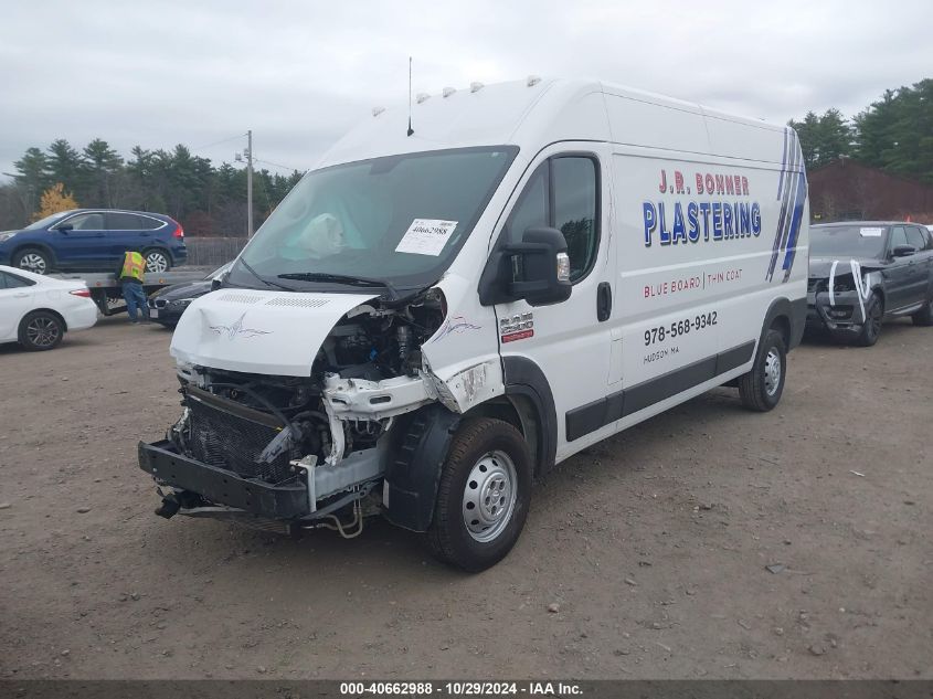 VIN 3C6ERVDG2ME502688 2021 RAM PROMASTER 2500 HIGH ROOF 159 WB