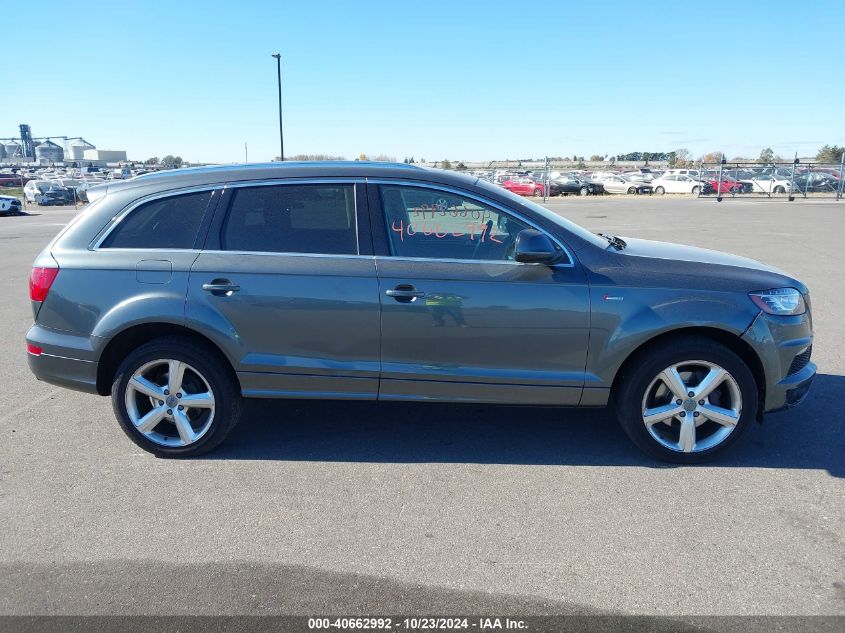 2014 Audi Q7 3.0T S Line Prestige VIN: WA1DGAFE2ED007483 Lot: 40662992