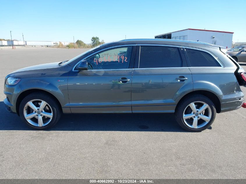 2014 Audi Q7 3.0T S Line Prestige VIN: WA1DGAFE2ED007483 Lot: 40662992