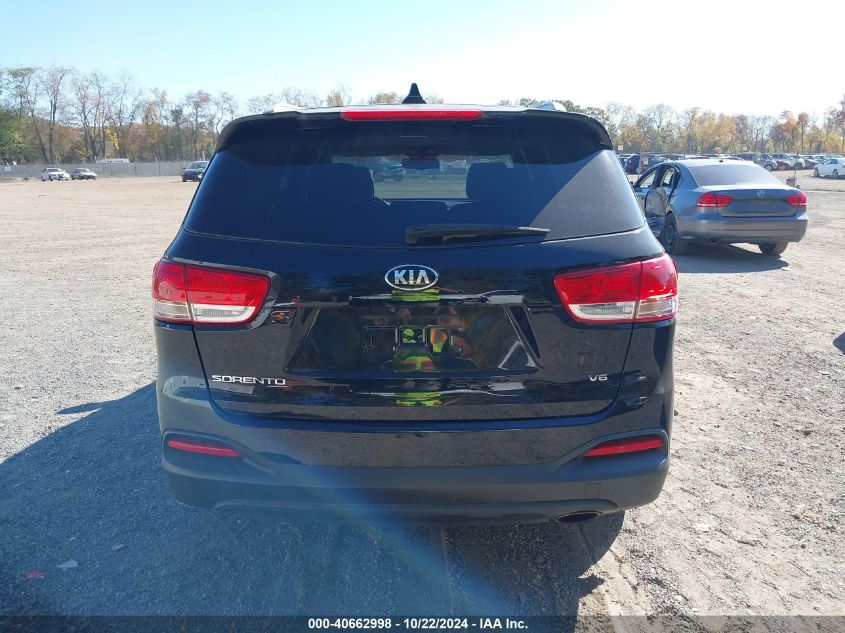 2016 Kia Sorento 3.3L Lx VIN: 5XYPG4A54GG110050 Lot: 40662998