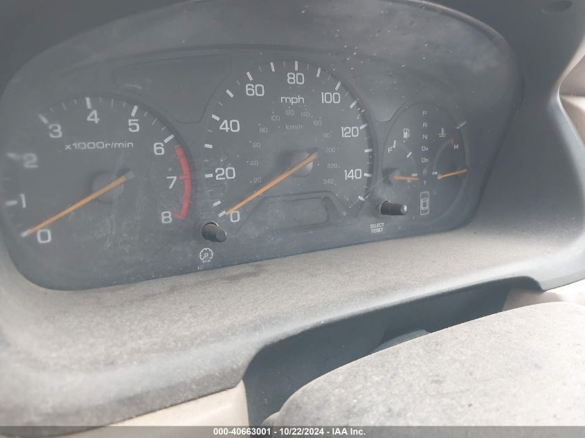 1999 Honda Accord Ex V6 VIN: 1HGCG2254XA011540 Lot: 40663001