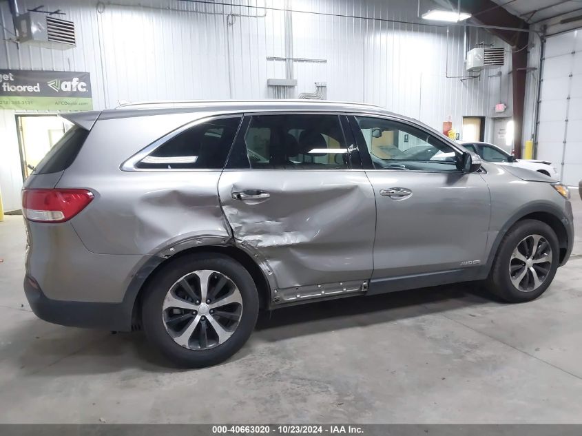 2017 Kia Sorento 3.3L Ex VIN: 5XYPHDA56HG322608 Lot: 40663020