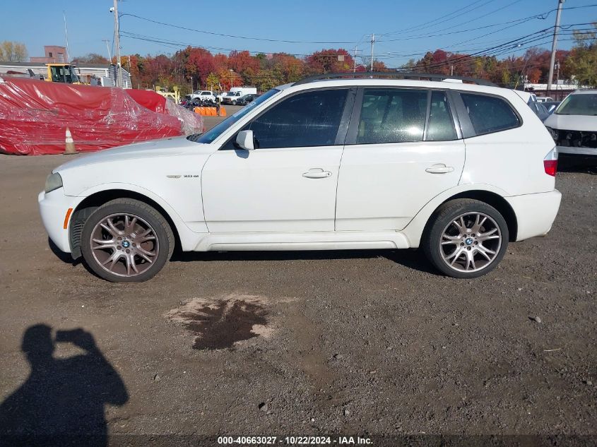 2008 BMW X3 3.0Si VIN: WBXPC93448WJ04219 Lot: 40663027