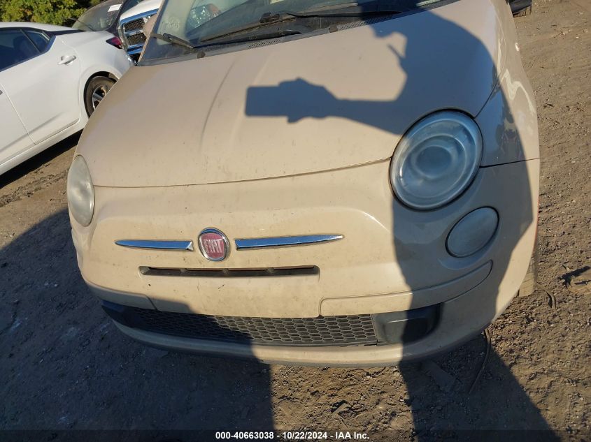 2012 Fiat 500 Pop VIN: 3C3CFFAR1CT127119 Lot: 40663038