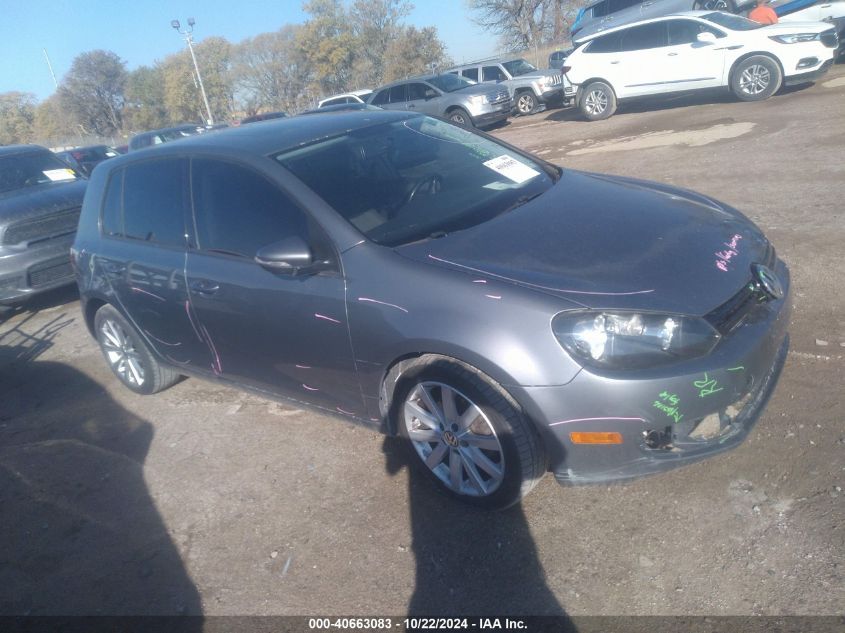 2013 Volkswagen Golf 2.0L Tdi 4-Door VIN: WVWNM7AJ0DW099013 Lot: 40663083