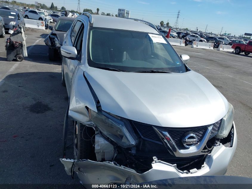 2016 Nissan Rogue Sv VIN: 5N1AT2MT0GC844717 Lot: 40663123