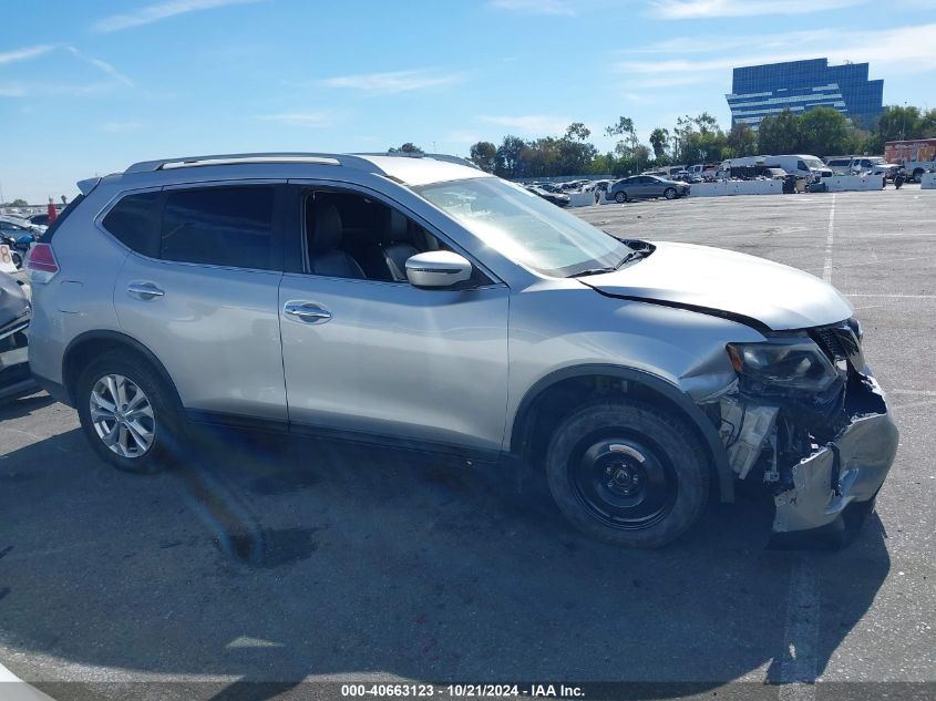 2016 Nissan Rogue Sv VIN: 5N1AT2MT0GC844717 Lot: 40663123