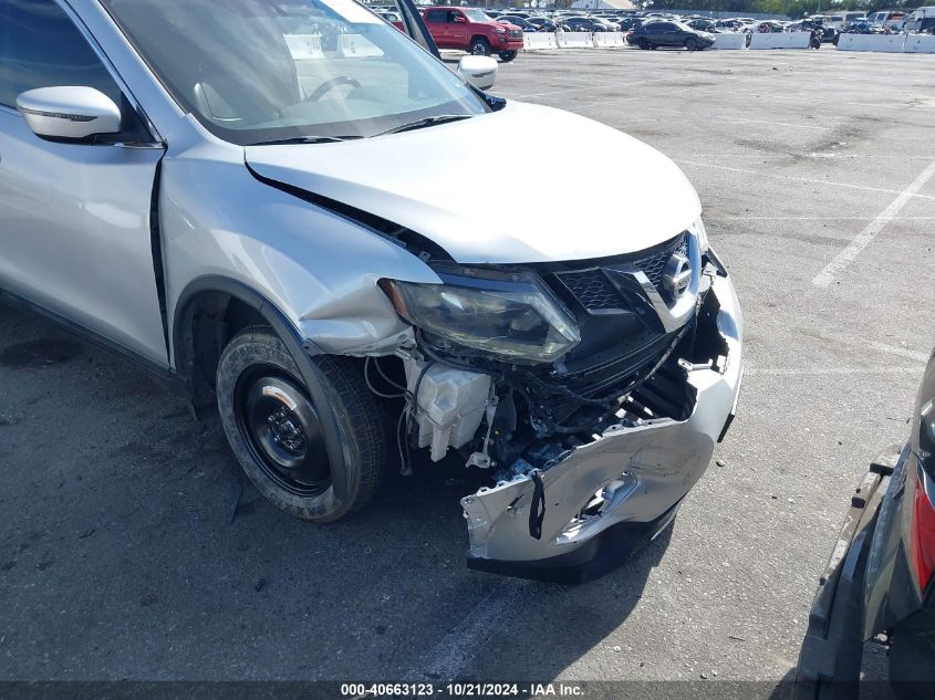 2016 Nissan Rogue Sv VIN: 5N1AT2MT0GC844717 Lot: 40663123